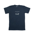 Men's Heather Navy Golf T-Shirt: Elevate Your Game with Style and Comfort