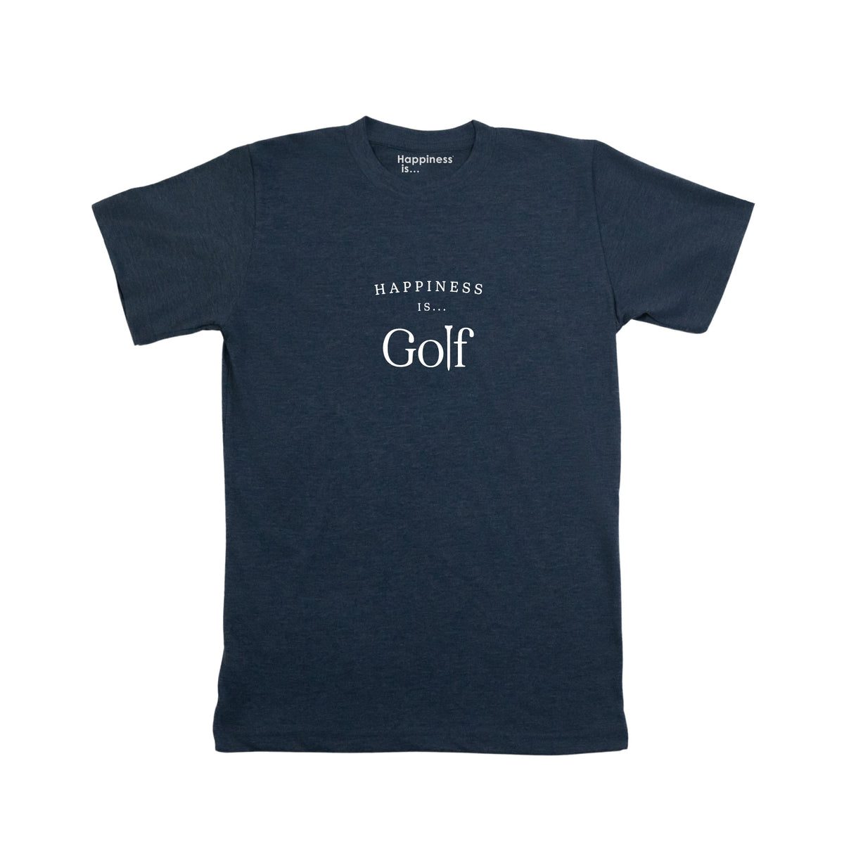 Men's Heather Navy Golf T-Shirt: Elevate Your Game with Style and Comfort