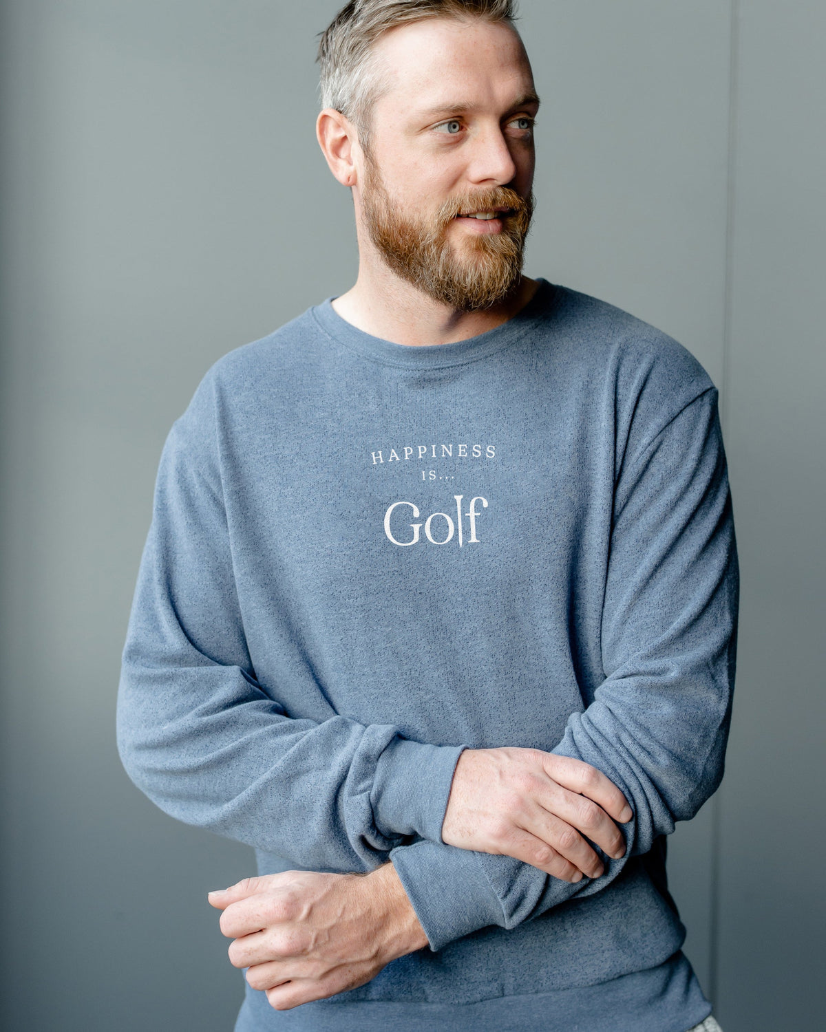 Men's Golf Crew Sweatshirt: Elevate Your Game with Comfort and Style